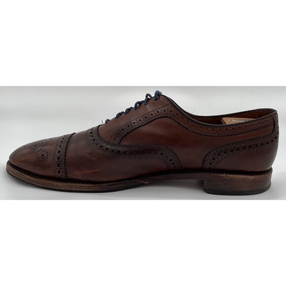 Allen Edmonds Strand Cap-Toe Brown Leather Oxford Dress Shoes Mens Size 13 C main image 7